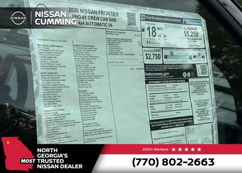 2026 Nissan Frontier