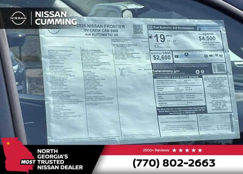 2026 Nissan Frontier