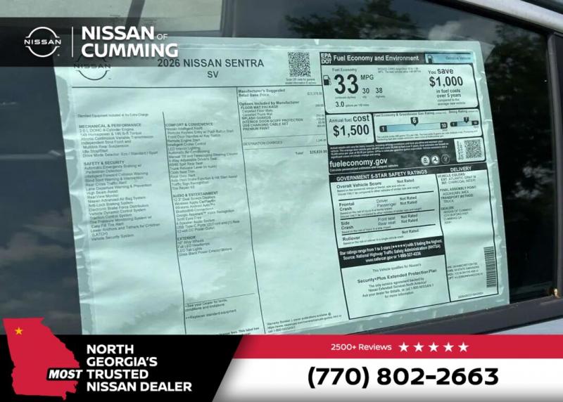 2026 Nissan Sentra